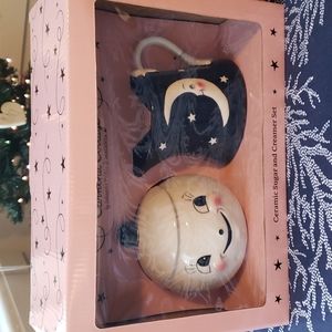 Johanna Parker Laughing Luna Cream And Sugar Set